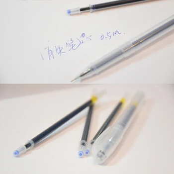 

10 Pcs Ink Disappear Invisible Slowly Gel Pen Refill Blue