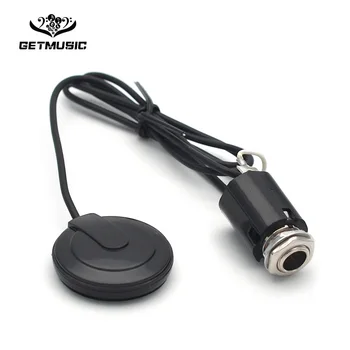 

10PCS Guitar Pickup Piezo Jack Transducer for Acoustic Guitar Ukulele Violin Mandolin Banjo Black