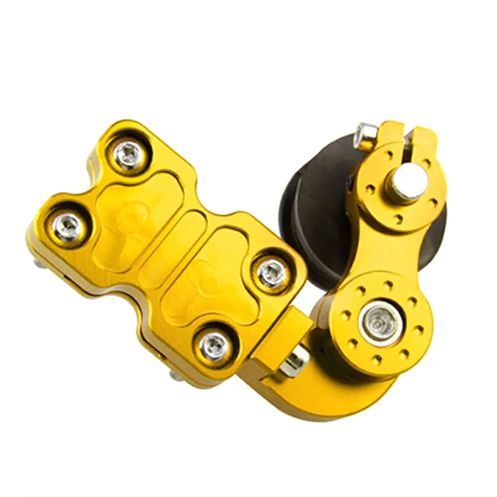 

Universal Waterproof Bearings Bike Aluminium Alloy Motorcycle Chain Tensioner Durable Adjuster Roller Tool Easy Install Parts