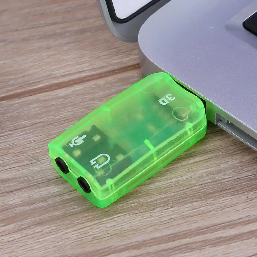 Мини USB2.0 Порты и разъёмы аналоговый 6 1 CH внешняя звуковая карта аудио адаптер для