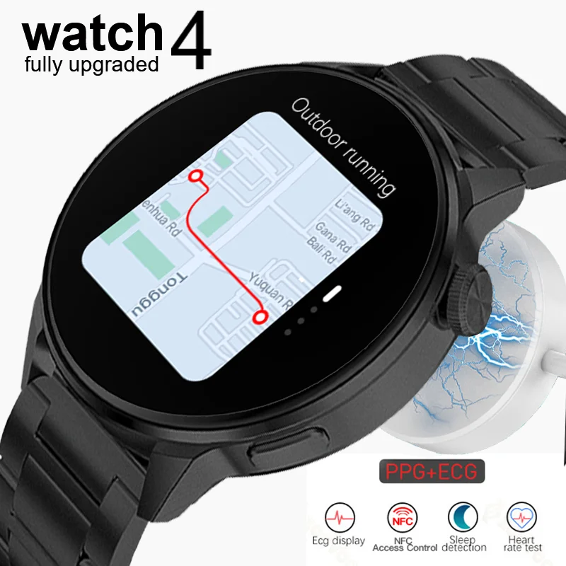 New Nfc Smart Watch Men Gps Track Sport Fitness Ladies Watches For Man