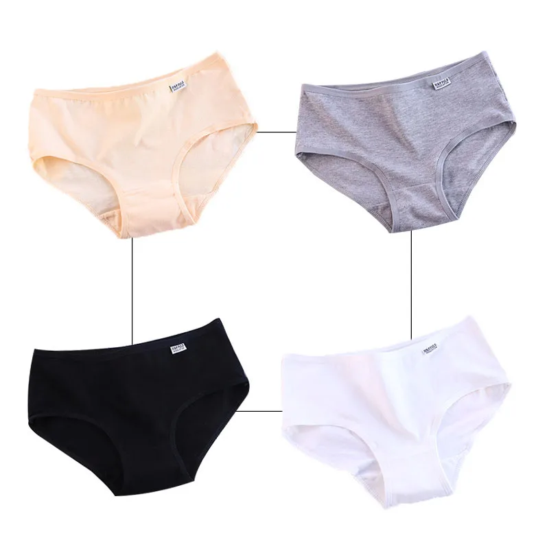 5Pcs/lot Plus Size Panties Women Underwear Cotton Briefs Comfort Intimates  sexy Lingerie calcinha Underpants Girls Panty Thong