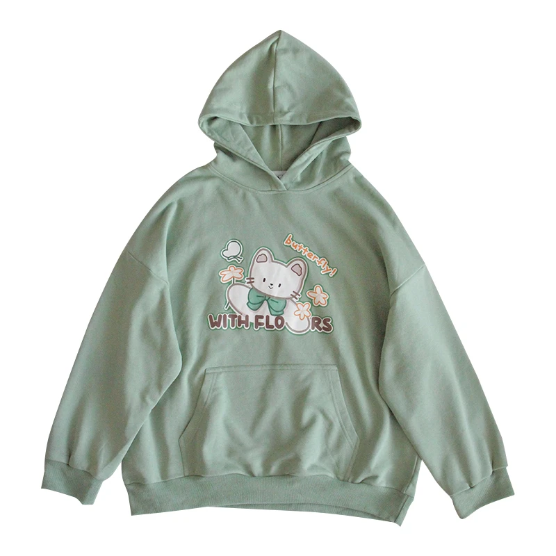kawaii cat hoodie