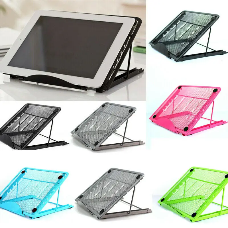 Computer Stand Portable Adjustable Foldable Laptop Notebook Lap PC Folding Tray Book Holder Riser Cooling Rack 5 Colour | Дом и сад