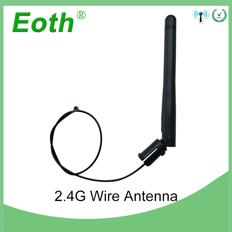10 шт. 2 4 ГГц 3dBi WIFI Omni антенна с IPX/U. FL кабель женский RA Разъем усилитель для