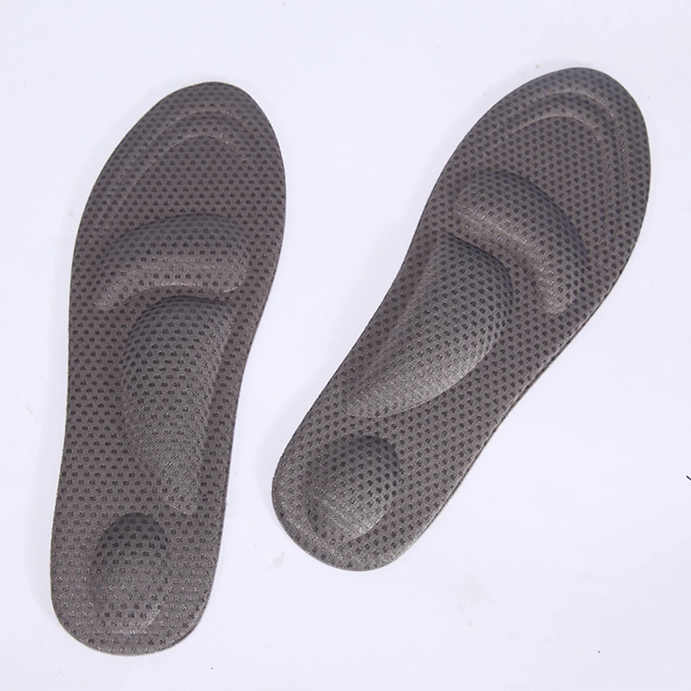 dark grey Стельки из пены с эффектом памяти, ортопедические стельки для плоскостопия, стельки для обуви Semelles - Цвет: dark grey