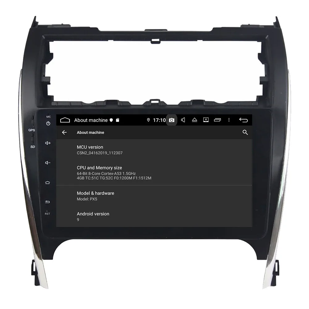 Klyde 10," ips 4G Android 9,0 Восьмиядерный 4 Гб+ 64 Гб DSP BT автомобильный DVD мультимедийный плеер радио для Toyota Camry США Версия 2012