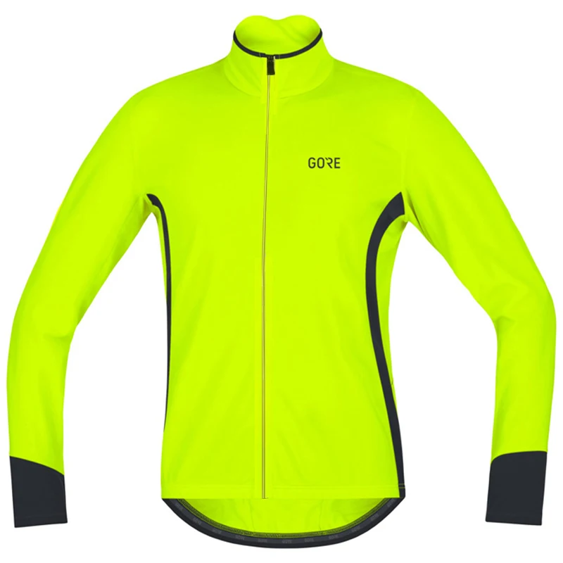 Men Warm Top Jersey Winter Thermal Fleece Team GORE Long Sleeve Jersey Racing Cycling Riding Jacket Clothes Bike Maillot