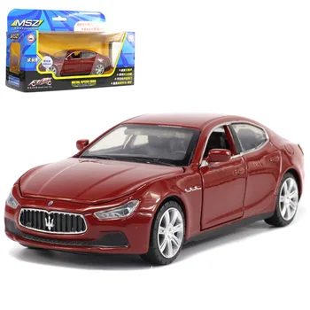 

1:32 high simulation Maserati Ghibli Alloy Car Model With Pull Buck Diecast Car Model Toy Vehicles Kids birthday Gifts Toys