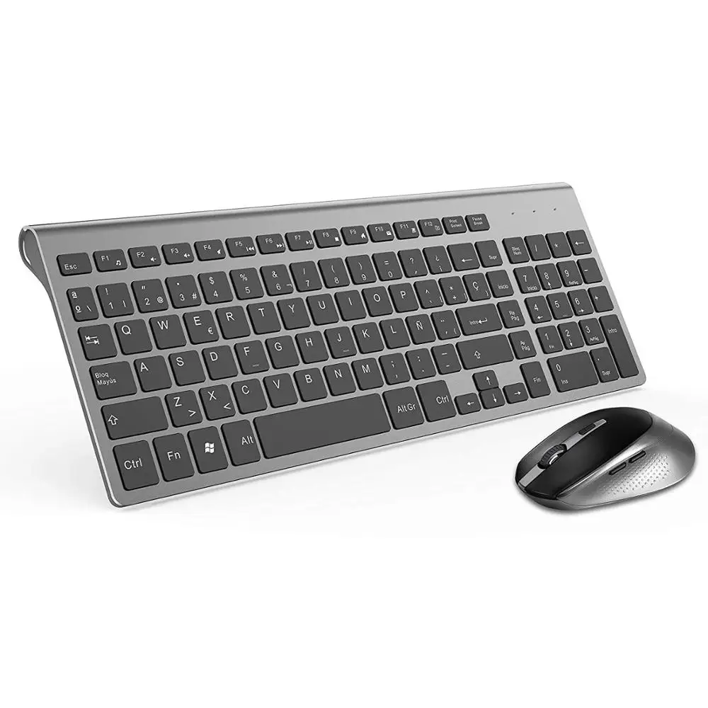 

US / France / Germany / Italy / Spain / Russia Wireless KeyboardCompact Ergonomic Keyboard 2.4G Wireless Keyboard and Mouse