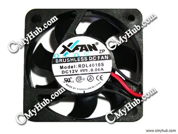 

New For Xinruilian For XFAN RDL4010S DC12V 0.06A 4010 4CM 40mm 40x40x10mm 40*10mm 2Wire 2Pin Cooling Fan