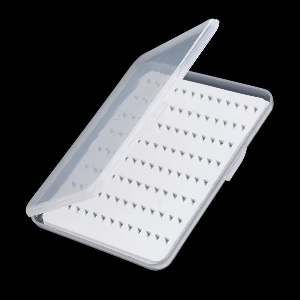 Super Slim Fly Box Fly Hook Box Dry Wet Flies Insect Lures Storage Case Waterproof Slit Foam Box Fishing Tackles Box S M L Pesca