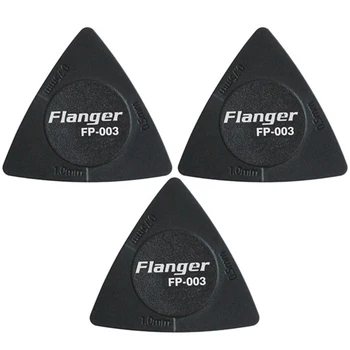 

Flanger New 100Pices/Set Guitar Picks Three in One 0.5Mm/0.75Mm/1.0Mm Triple-cornered Shape Pc+Abs Anti-Skidding Design