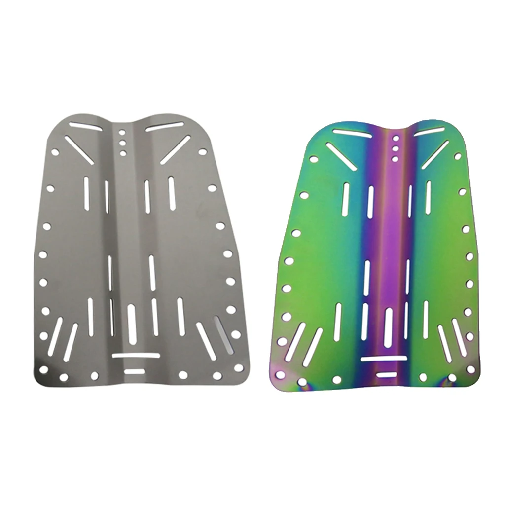 Lightweight Titanium Alloy Dive Backplate Scuba Diving BCD Harness Back Plate Scuba Diving Back Plate for Water Sports 