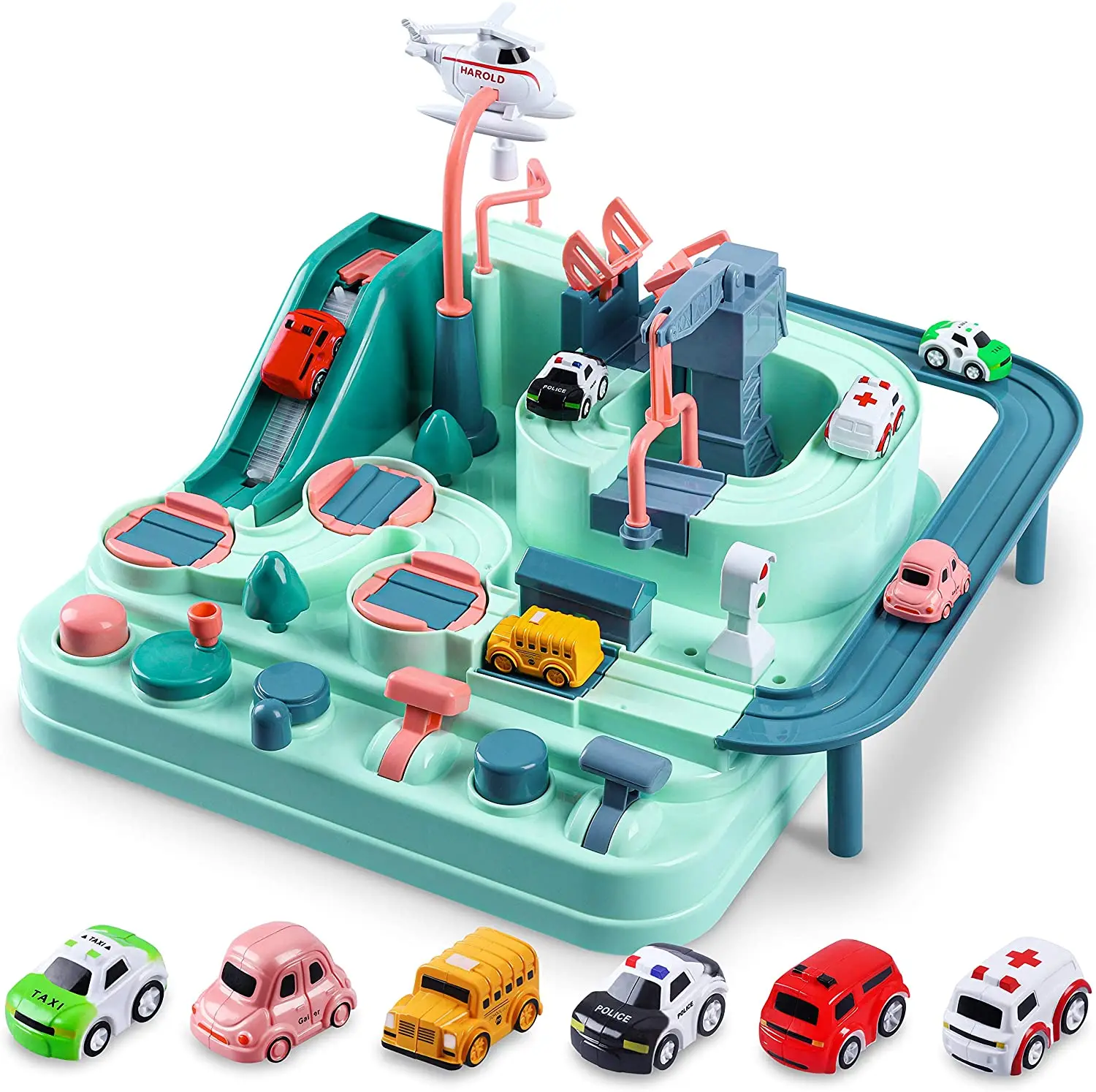 Brinquedo da trilha do carro para meninos forma base meninos pista de  corrida carro aventura brinquedo fácil de instalar jogos de carro  pré-escolar presente brinquedos para meninos - AliExpress