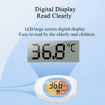 

Portable LCD Digital Electronic Baby Thermometer Oral Armpit 8 s Fast Measurement Temperature For Child Kids Fever Pyrometer