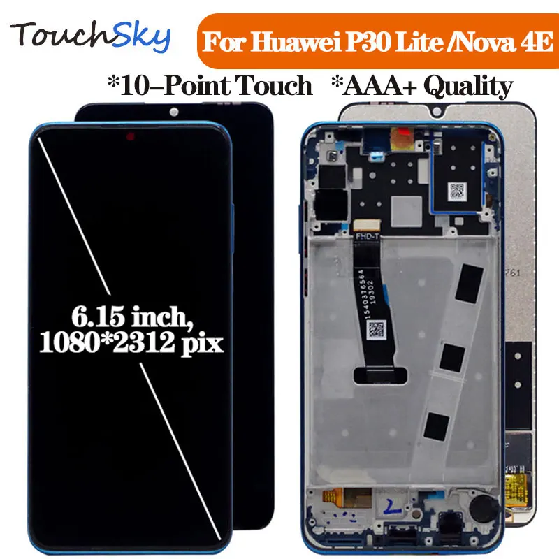 Дисплей для HUAWEI P30 Lite экран Nova 4e ЖК дисплей сенсорный полная сборка Huawei Lcd|Экраны
