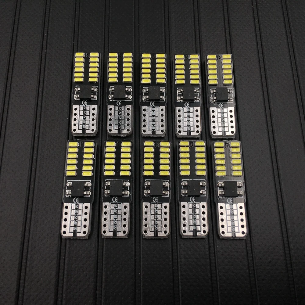 T10 canbus led 24led 3014smd t10 Led Canbus автомобильный Smd светильник w5w 194 24smd Светодиодная
