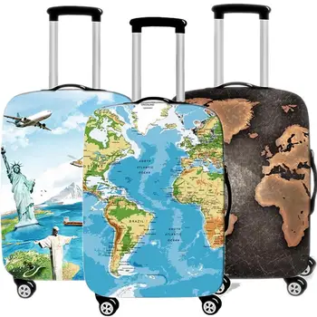 

Men Thicken Suitcase Case Protective Cover Elastic Travel Luggage Dust Cover Accessories Suitcases Organizadores 18-32 xl inch