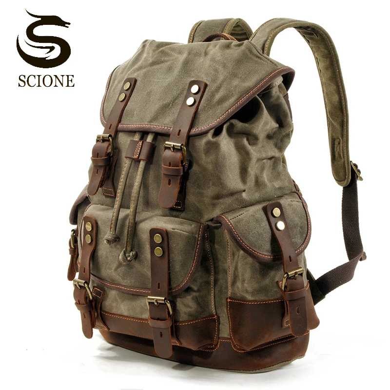 рюкзак из парусины s. холщовый рюкзак мужской. рюкзак винтажный (арт. Vintage backpack. Vintage backpack.