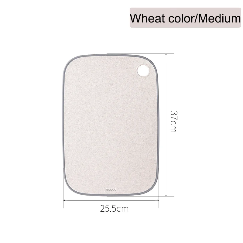 M WHEAT Натуральный пшеничный соломенный разделочный блок разделочные доски двухстороннее использование безвредные безмолвные для фруктов, овощей, мяса кухонные аксессуары - Цвет: M WHEAT