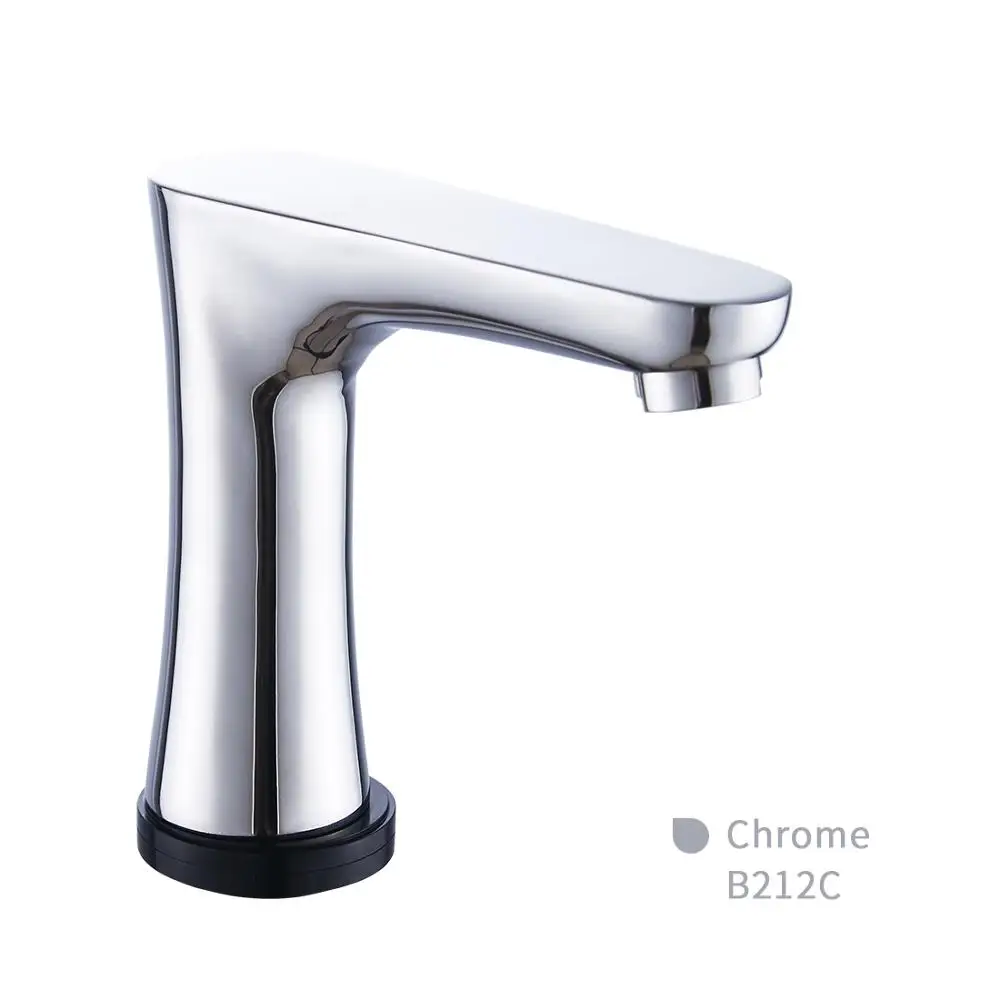Chrome SOGANRE Smart Touch Смесители Для Раковины из нержавеющей стали Сенсорный Датчик Чувствительный кран для ванной комнаты дизайн сенсорный контроль смеситель - Цвет: Chrome