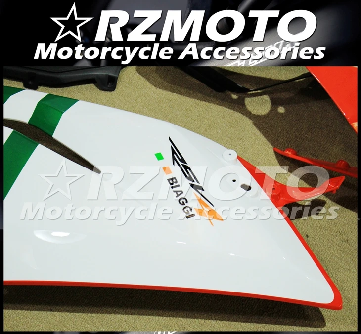 ABS мотоцикл обтекатель комплект для APRILIA RS125 2006-2011 год кузов литья под давлением Магазин № 1848