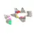 100 шт. Набор Зубных Щеток для полировки зубов Dental Prophy Brush Coloring New Nylon Polishing Brush for Dental Use Отбеливание зубов