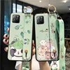 For iPhone SE2 11 12 Mini Pro Xs Max Cute Panda Cat Wrist Strap Case With Lanyard Neck Shoulder Strap For iPhone 6 7 8 Plus X Xr ► Photo 2/6