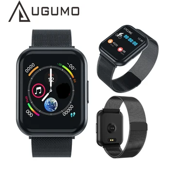 

UGUMO T88 Smart Watch Full Touch Screen Bluetooth Smartwatch Women Men Sports Tracker Heart Rate Blood Pressure Measure Watch