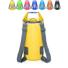 30L Waterproof Bag PVC Waterproof Bags Swimming Beach Drifting Pack Camouflage Waterproof Bucket Bag Shoulder Waterproof Bag