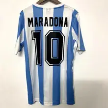 Retro jersey 1986 Maradona 10 shirt