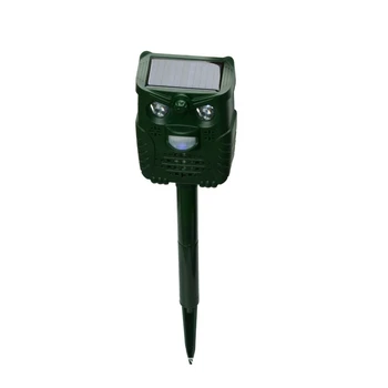 

Outdoor Solar Ultrasonic Animal Control Garden Uses Flashing Bat Bird Dog Cat Mosquito Repellent to Repel Animals