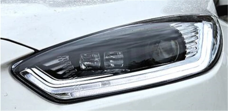 Автомобильный Стайлинг 1 комплект для Ford focus фары светодиодный DRL Противотуманные фары Дневные ходовые огни HID комплект