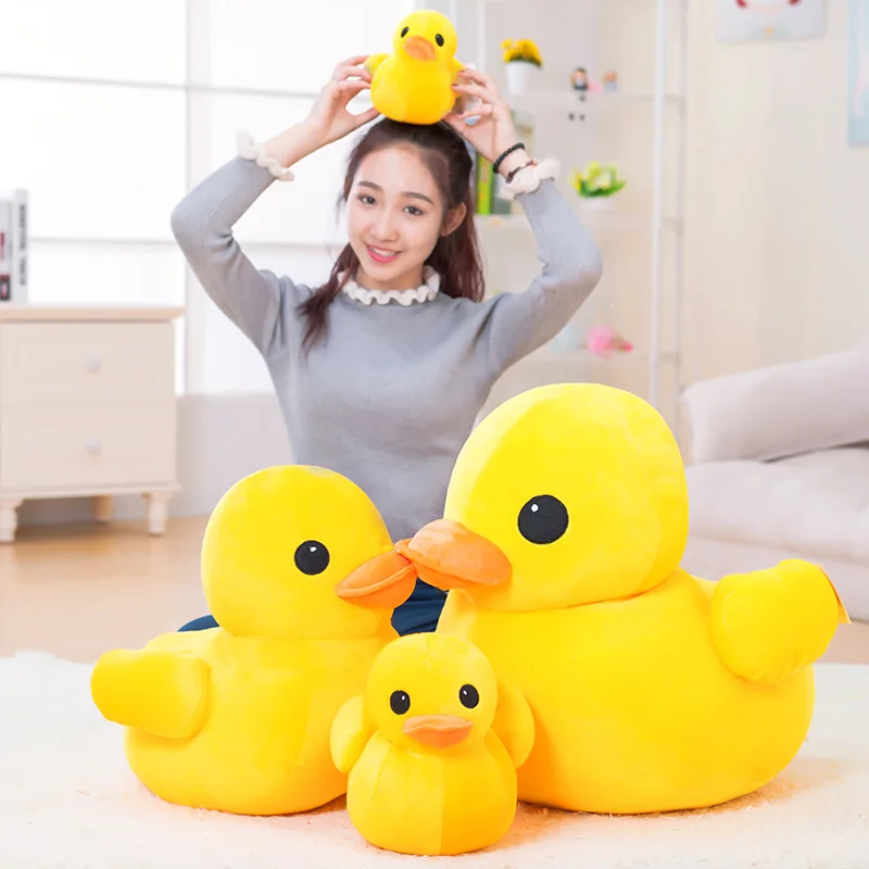 

Yellow Duck Doll Large Size Plush Toys Little Duck Doll Pillow Cartoon Children Doll Birthday Gift