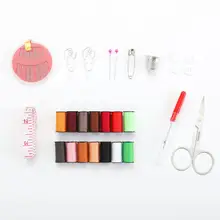 1pcs Mini Size Sewing Kits With Secure-lock Sewing Supplies For Home Travel Tools Combination Color Sewing