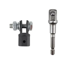 Scissor Jack Jack Shear 1/2 Inch Chrome Vanadium Steel Adapter Steel Ball Joint Rod Impact Wrench Tool 1/2 Inch Socket Adapter