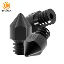 Simax3d mk8 aço temperado ferramenta de alta temperatura resistente à impressora 3d bocais 0.4mm/1.75mm para makerbot creality CR-10 ender 3