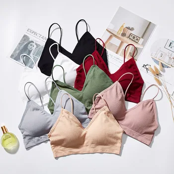 

3D Sexy Lingerie Seamless Sport Bra U Type Backless Strapless Top Bra Push Up Bralette Brassiere Women Underwear DG1677