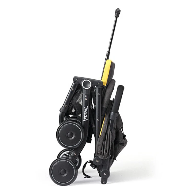 Child Baby Folding Shockproof Four-Wheeled Stroller One-Button Double Rear Brakes Four Wheel Shock