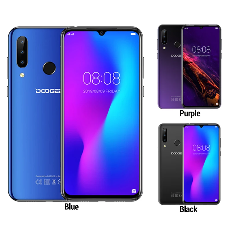 Смартфон DOOGEE N20 на Android 9 0 восемь ядер экран 6 3 дюйма 4 Гб + 64 ГБ|Смартфоны| |