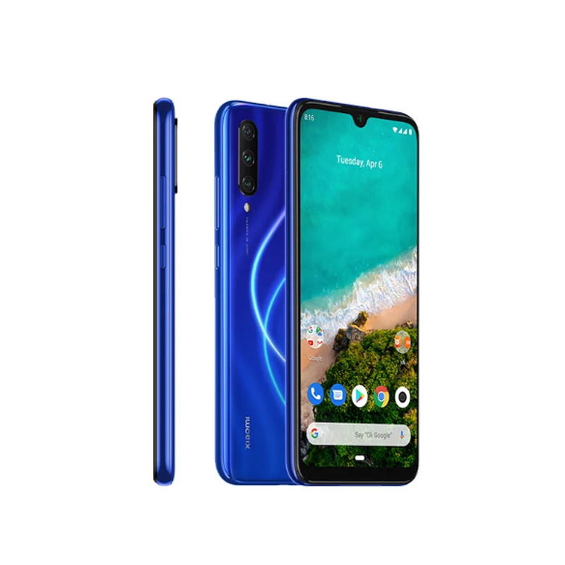 Смартфон Xiaomi Mi A3, глобальная версия, 4 ГБ, 64 ГБ, 32 МП, Селфи, Android, мобильный телефон Snapdragon 665, камера 48 МП, 4030 мАч, 6,09 дюйма - Цвет: Not just Blue