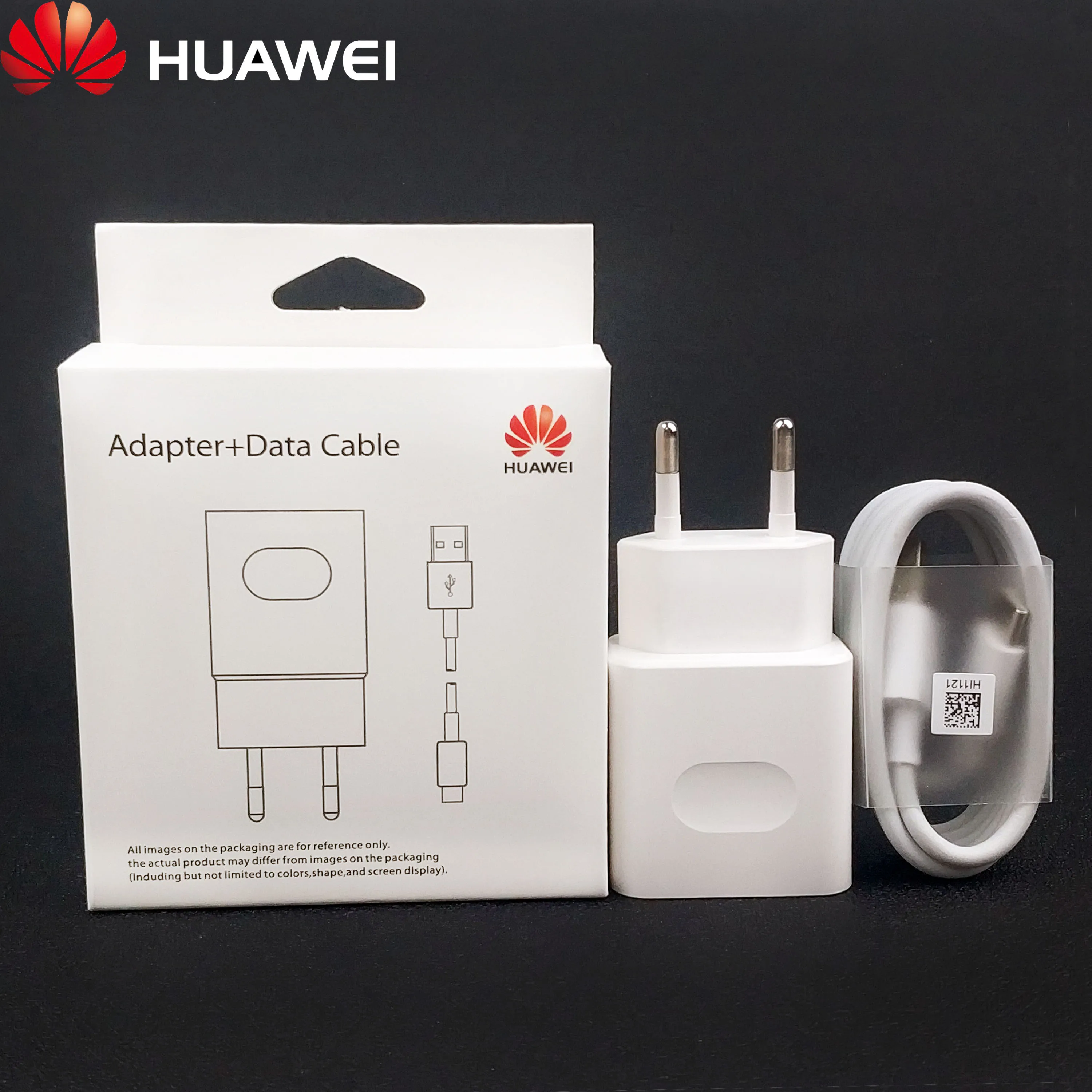 charger and cable huawei qc2.0 быстрое зарядное устройство 18 Вт путешествия usb type-c ЕС зарядное устройство адаптер для P10 plus P9 P20 lite honor 9 8 мобильный телефон - Тип штекера: charger and cable