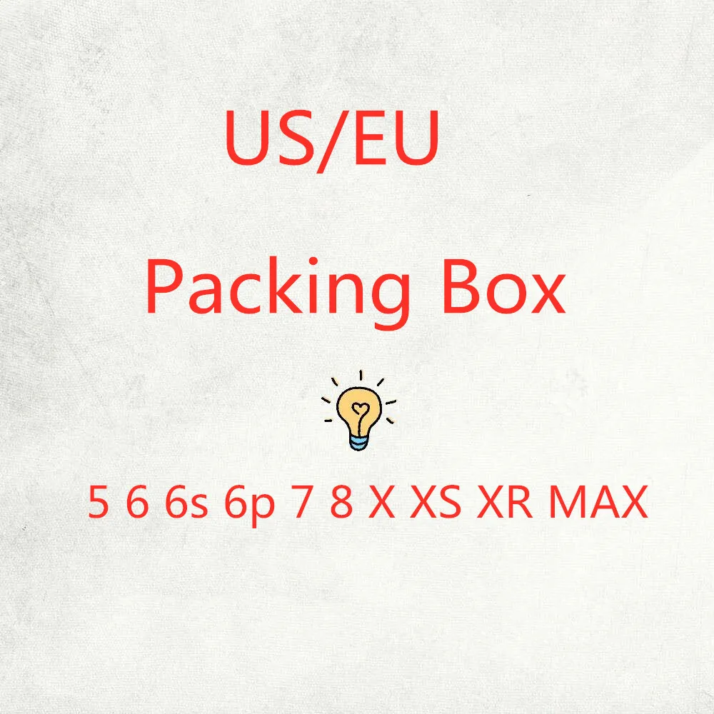 

lot High Quality US/EU Version Cell Phone Packing Box Case For iPhone 6s 7 8 8p X XS XR MAX 11 pro Max air pod 2 No accessories