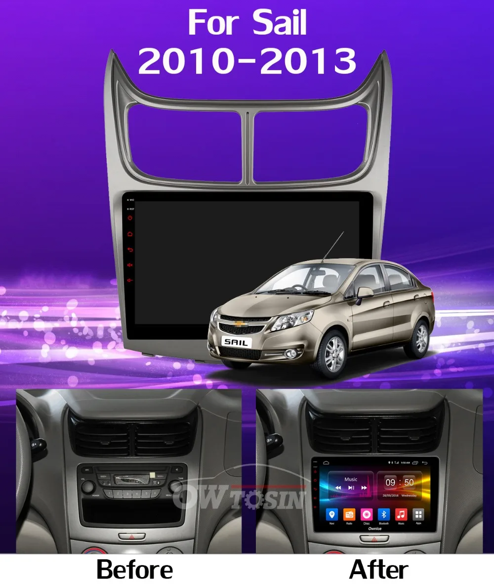 360 ° панорамная камера Android 9,0 4G+ 64G Автомобильный мультимедийный плеер для Chevrolet Sail 2010 2011 2012 2013 gps компактное минирадио SPDIF CarPlay