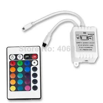 

10set/lot Dream color RGB LED strip controller 24 key IR Remote Control 12v for led strip rgb 5050