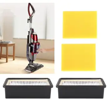 

XB1827 Floor Sweeper Parts 2Pcs Filter + 2Pcs Filter Cotton Kit Vacuum Cleaner Replacement Part Fit for BISSELL Style 1008