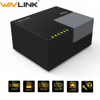 

Wavlink 9 Ports Universal USB 3.0 Docking Station Dual Video Display 4GB DVI HDMI VGA USB Hub Gigabit LAN Port Working Online
