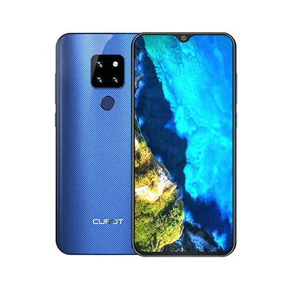 Cubot P30 Android 9,0 4 Гб+ 64 Гб восьмиядерный смартфон 6," FHD+ экран капли воды 20 Мп+ 12 Мп+ 8 Мп Тройная камера 4000 мАч лицо ID телефон - Цвет: Blue