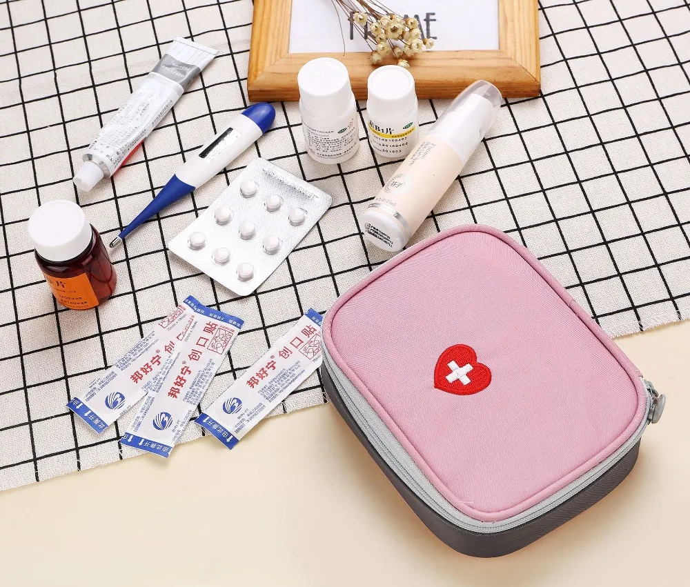Сумка для таблеток, дорожная коробка для лекарств 13*10*4 см, Портативная сумка для лекарств, аптечка для первой помощи, медицинские аварийные